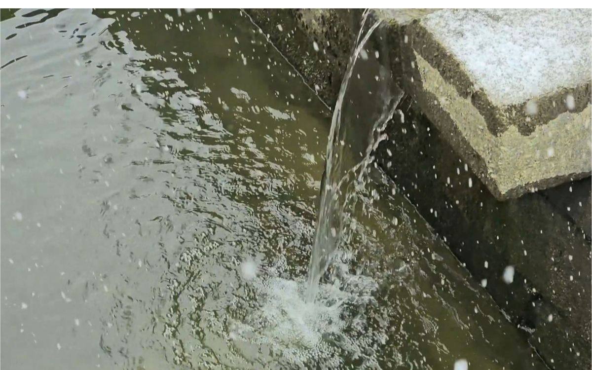 decantador de aguas residuales