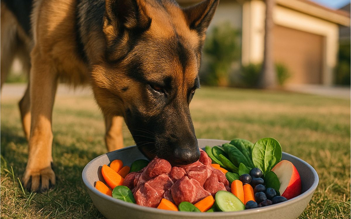 alimentación natural perros